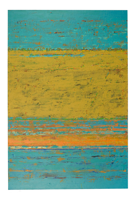 Bands of Turquoise 48x60