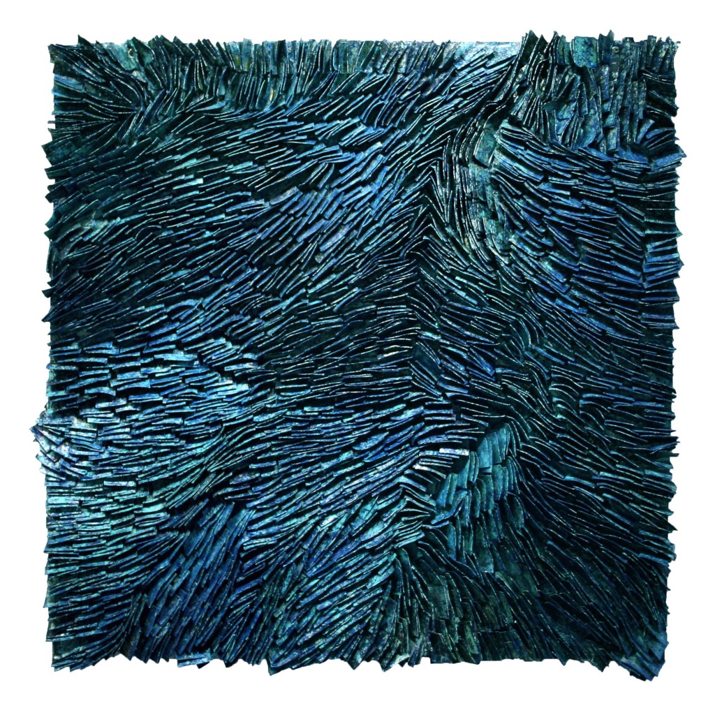 Blue Strata II 36x36