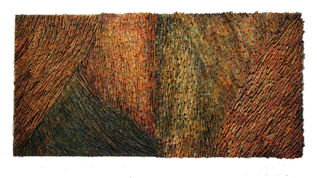 Intersecting Strata I&II diptych  36x72